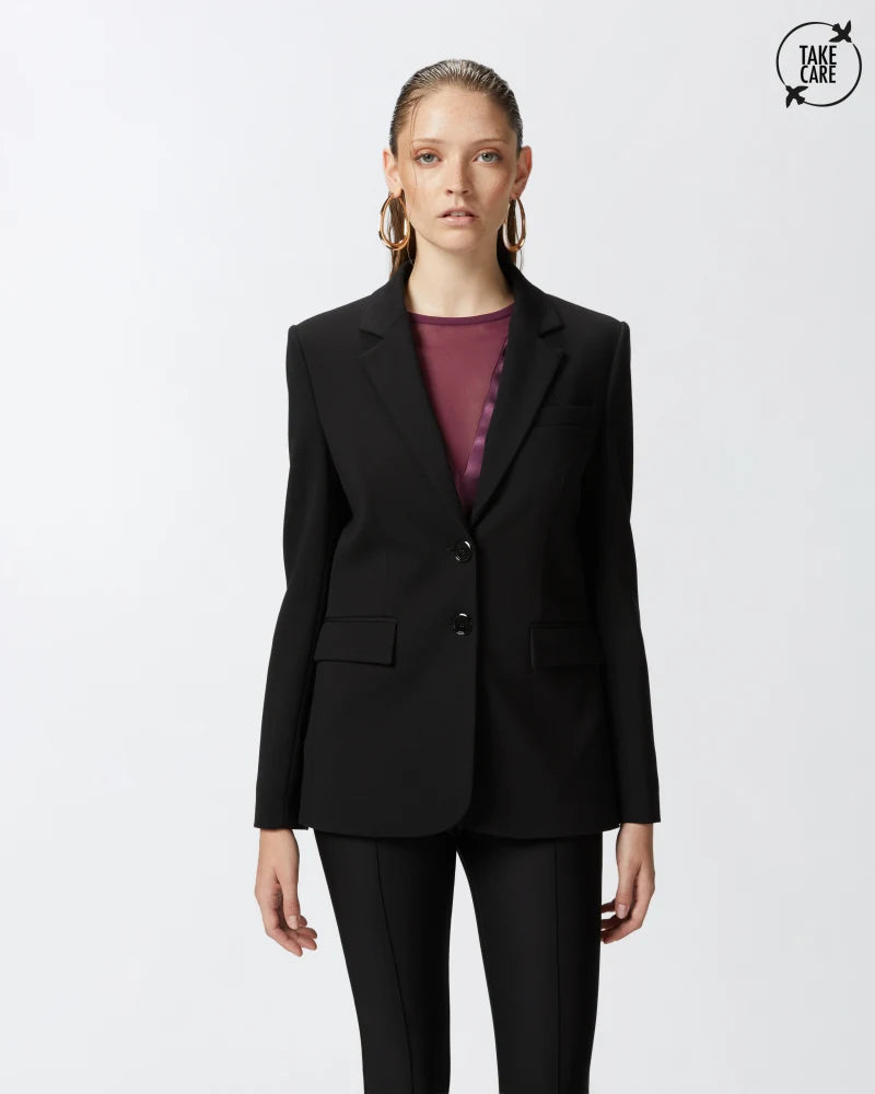 Pinko  RUOTA GIACCA PUNTO STOFFA FW25
