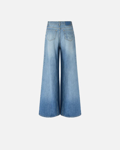 Pinko  WINONA WIDE LEG MEDIUM WAVE DENIM SS26