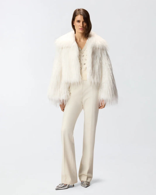 Pinko  PONZIANE GILET MAXI RIB LANA N FW25