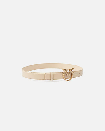 PINKO LOVE BERRY H3 BELT CALF LEATHER SET 24.25