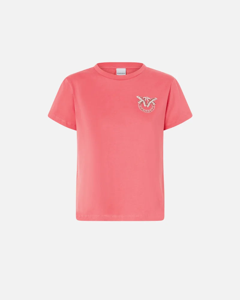 Pinko  NAMBRONE T-SHIRT JERSEY LOGO  25