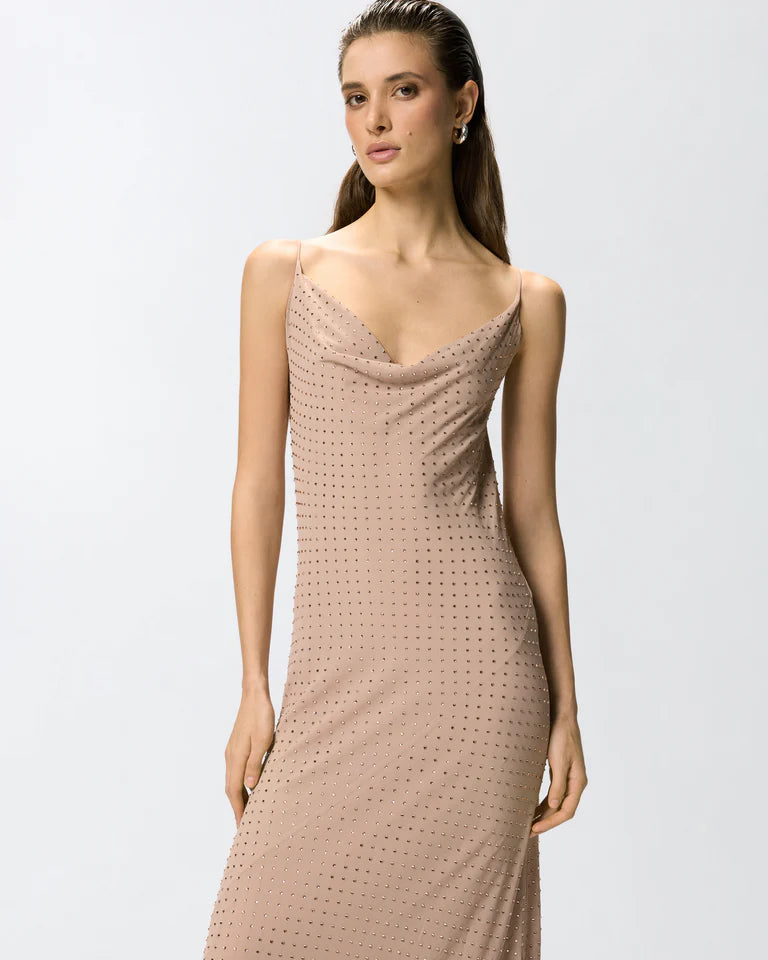 Pinko  FARRO ABITO GEORGETTE FULL STRETCH SS26