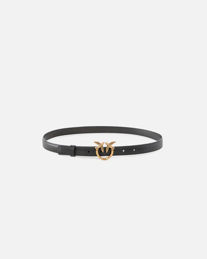 PINKO  LOVE BERRY H2 BELT VITELLO SETA 25