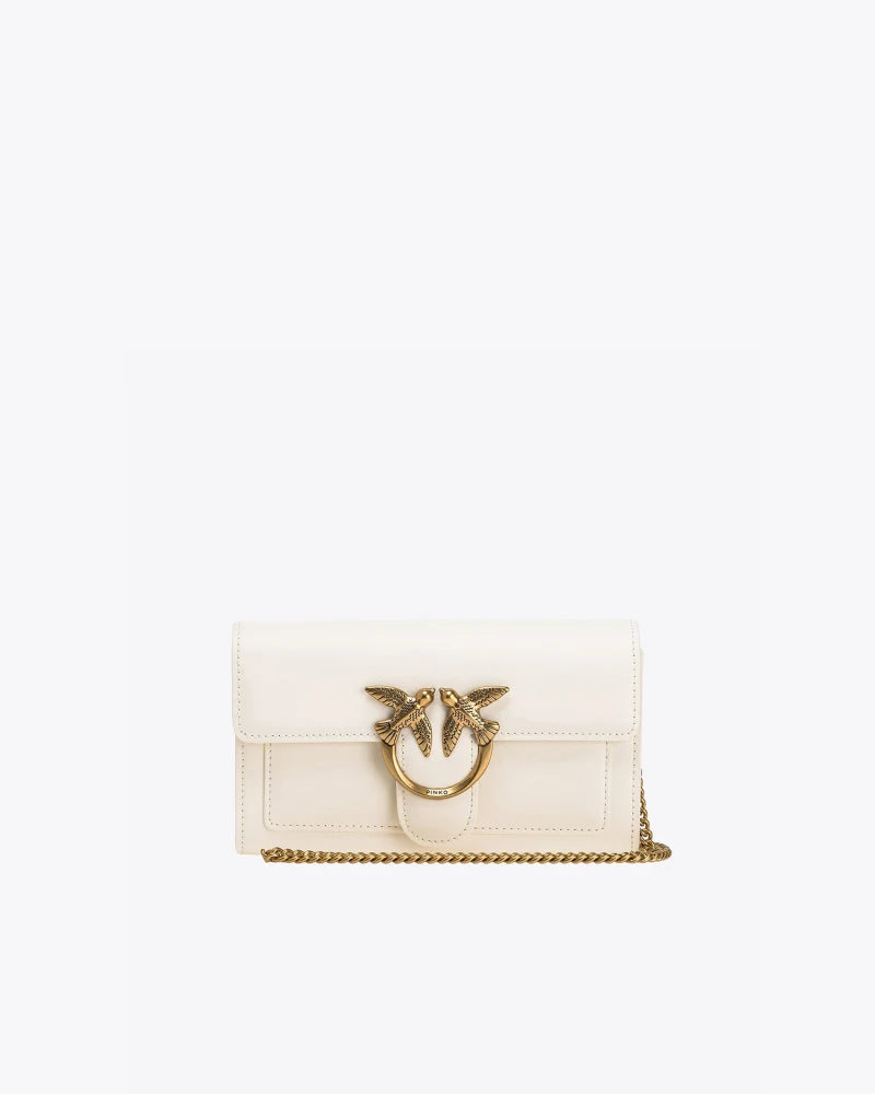 Pinko  LOVE ONE WALLET C VITELLO SETA 25