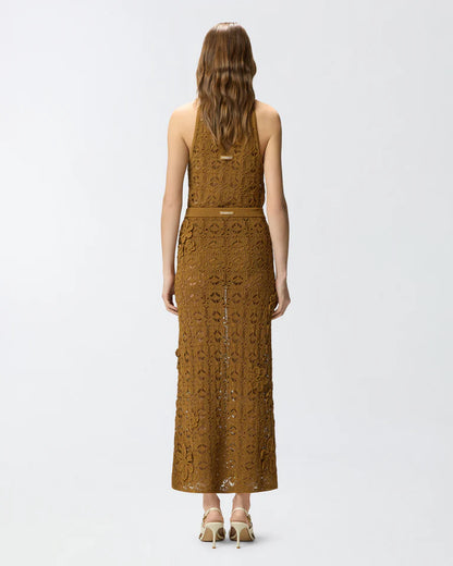 PINKO  ANTHEMIS GONNA CROCHET SEWON  SS26