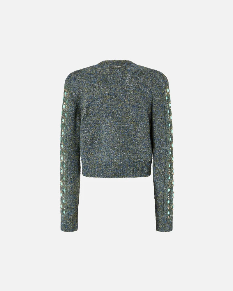 Pinko  GO NOW CARDIGAN MULINE AND JEW FW25