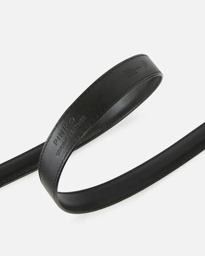 PINKO  LOVE BERRY H2 BELT VITELLO SETA 25