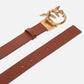 Pinko  LOVE BERRY H3 BELT VITELLO SETA MONOGRAM 25