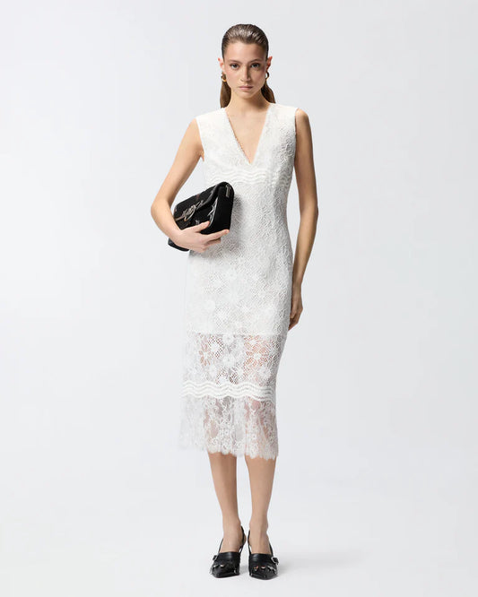 Pinko AUDREY REBRODE-SPITZENKLEID SS26