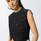 Pinko  TRUE COLORS TOP POPELINE RICAMO 25