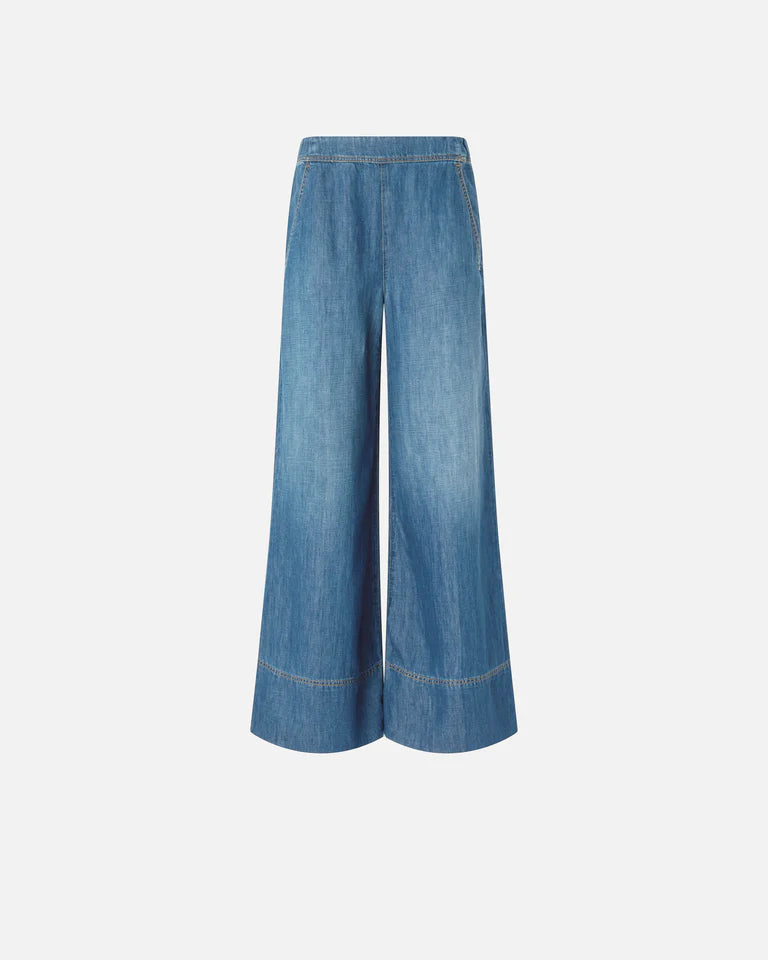 Pinko  SPIAGGIA PANTALONE LIGHT DENIM SS26
