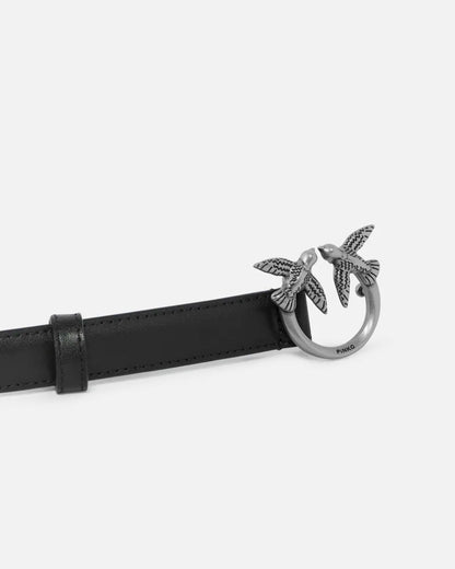 PINKO  LOVE BERRY H2 BELT VITELLO SETA 25