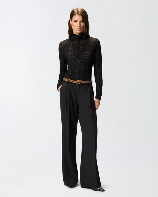 Pinko  RUFINA LUPETTO PIZZO MANO CALD FW25