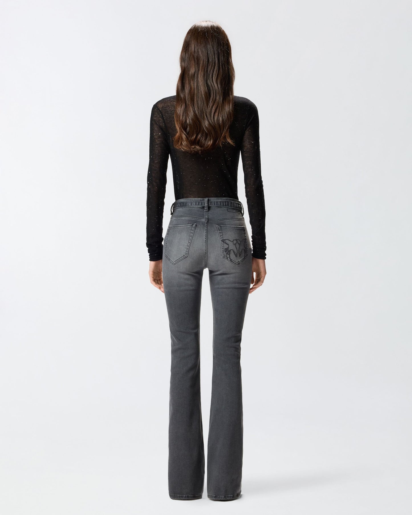 Pinko  FLORA FLARE POWER STRETCH DARK FW25