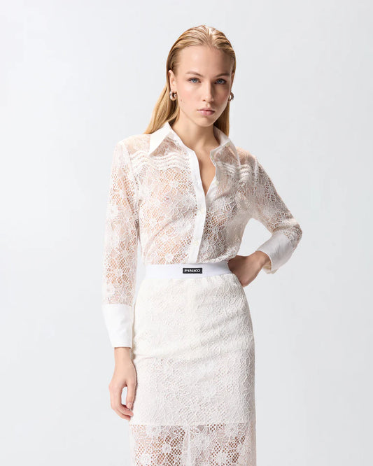 Pinko COLINE SPITZENHEMD REBRODE SS26