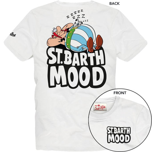 MC2 SAINT BARTH T-shirt con stampa frontale e posteriore PRL0002-04398L