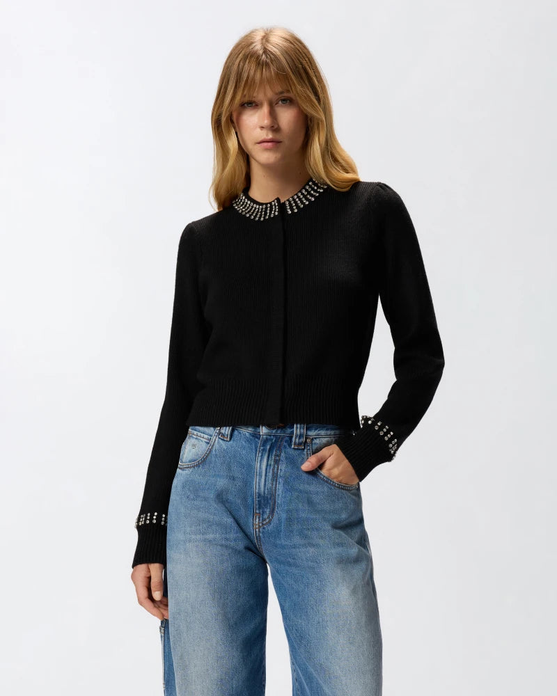 Pinko  SPEZZINO CARDIGAN BLEND WS STR FW25