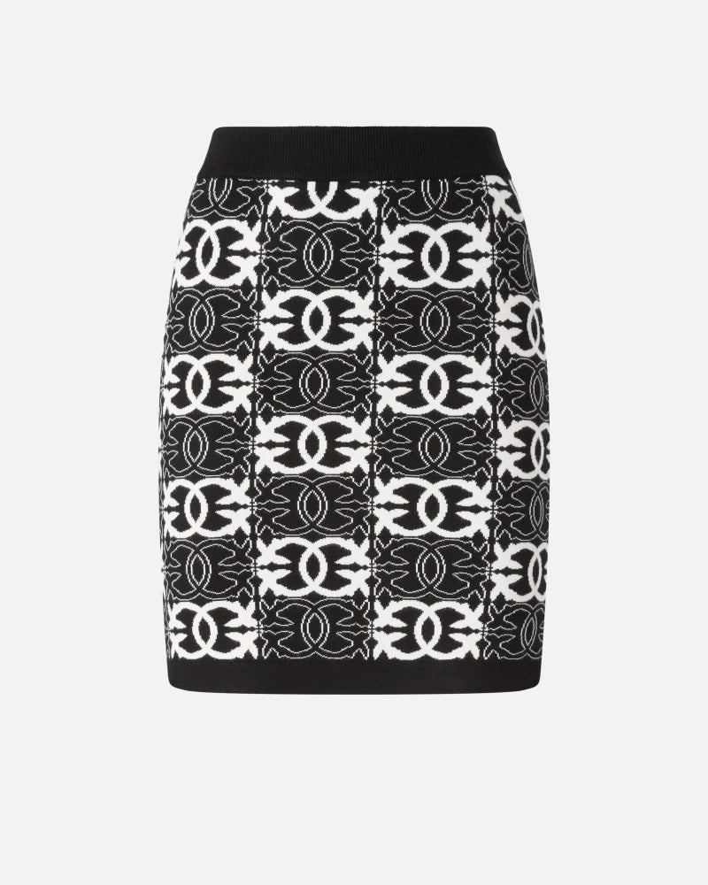 Pinko  BANG BANG MINIGONNA JACQUARD I FW25