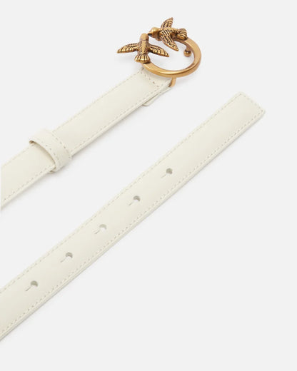 PINKO  LOVE BERRY H2 BELT VITELLO SETA 25