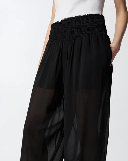 PINKO  BORE PANTALONE VOILE VISCOSA  SS26