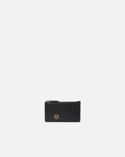 Pinko  AIRONE CARDHOLDER VITELLO SETA FW25