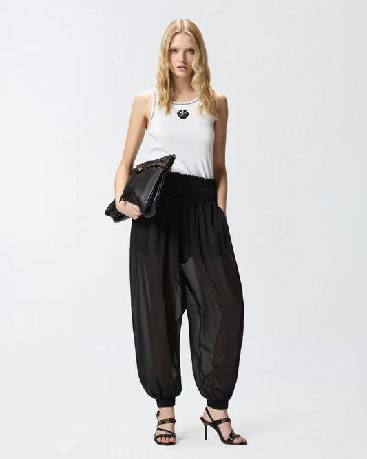 Pinko BITETTO RIPPEN-TOP MIT LOGO SS26