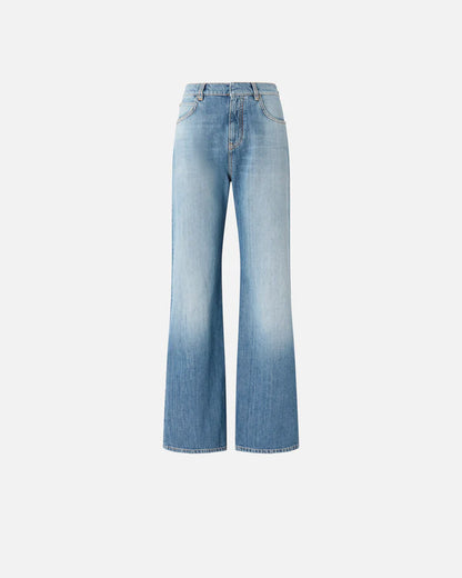 Pinko WANDA WIDE LEG MEDIUM WAVE DENIM SS26