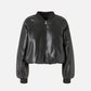Pinko  BRODO BOMBER TESSUTO SPALMATO  FW25
