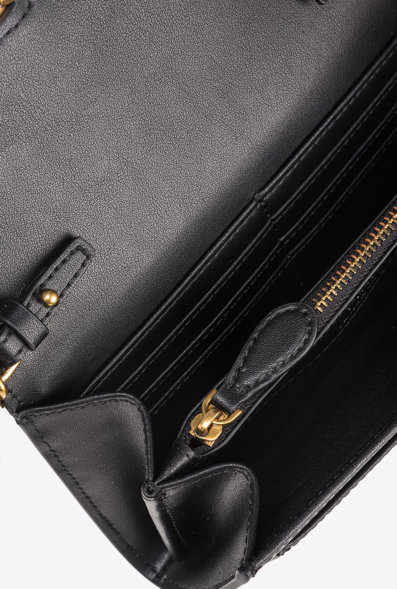 Pinko  LOVE ONE WALLET C VITELLO SETA 25