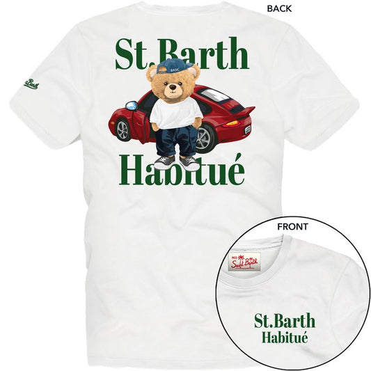 MC2 SAINT BARTH T-shirt con stampa frontale e posteriore PRL0002-08481L