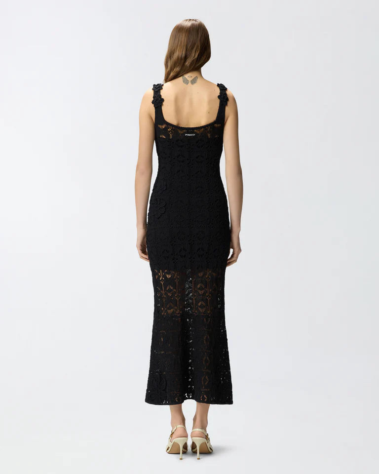 PINKO  JUNCUS ABITO CROCHET SEWON  SS26