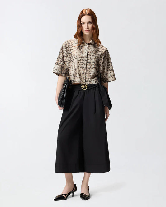 Pinko HOSE DOREEN AUS KOMFORT-POPELINE SS26
