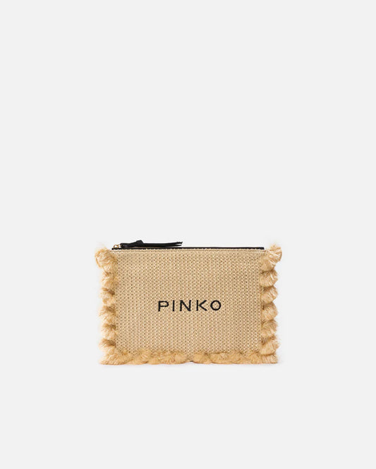 PINKO  FLAT HANDLE RAFIA SS26