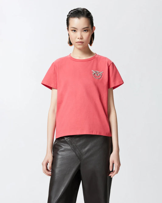 Pinko  NAMBRONE T-SHIRT JERSEY LOGO  25