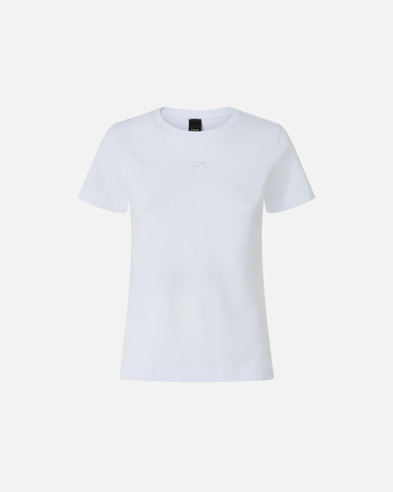 Pinko  BUSSOLOTTO T-SHIRT JERSEY PATCH FW25