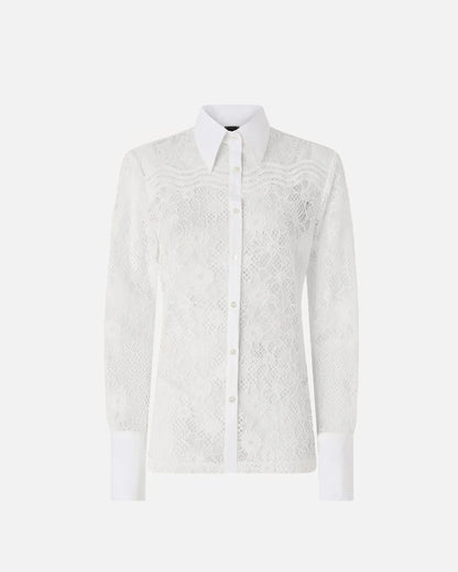 Pinko  COLINE CAMICIA PIZZO REBRODE SS26