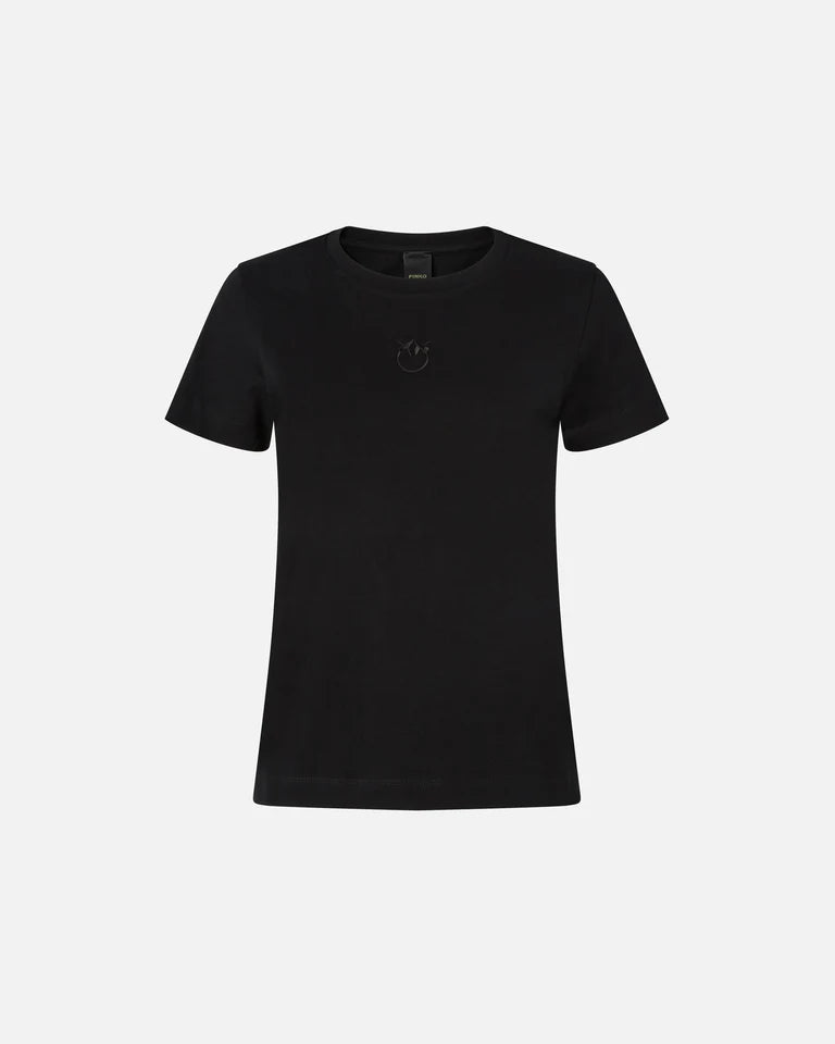 Pinko  BUSSOLOTTO T-SHIRT JERSEY PATCH SS26