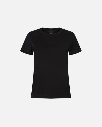 Pinko  BUSSOLOTTO T-SHIRT JERSEY PATCH SS26