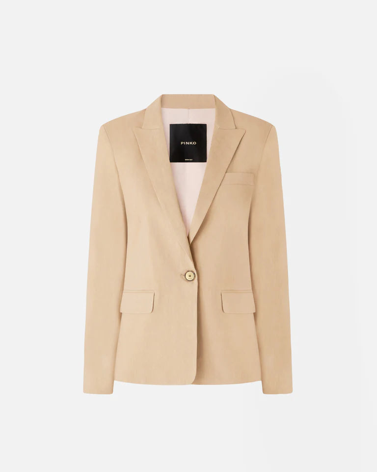Pinko FREDA JACKE LEINEN-STRETCH SS26