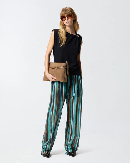 Pinko  MELODY MAGLIA JERSEY COTONE STRETCH SS26
