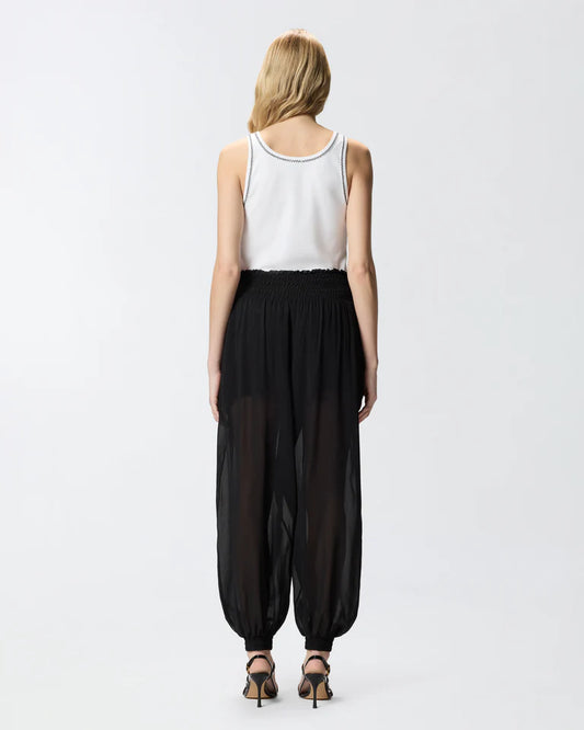 Pinko BITETTO RIPPEN-TOP MIT LOGO SS26