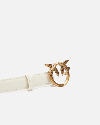 PINKO  LOVE BERRY H2 BELT VITELLO SETA 25