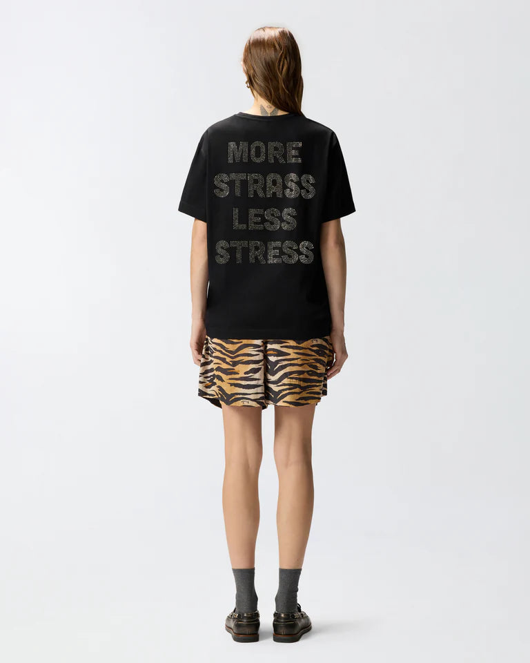 PINKO  STREPITOSO T-SHIRT JERSEY LOGO SS26