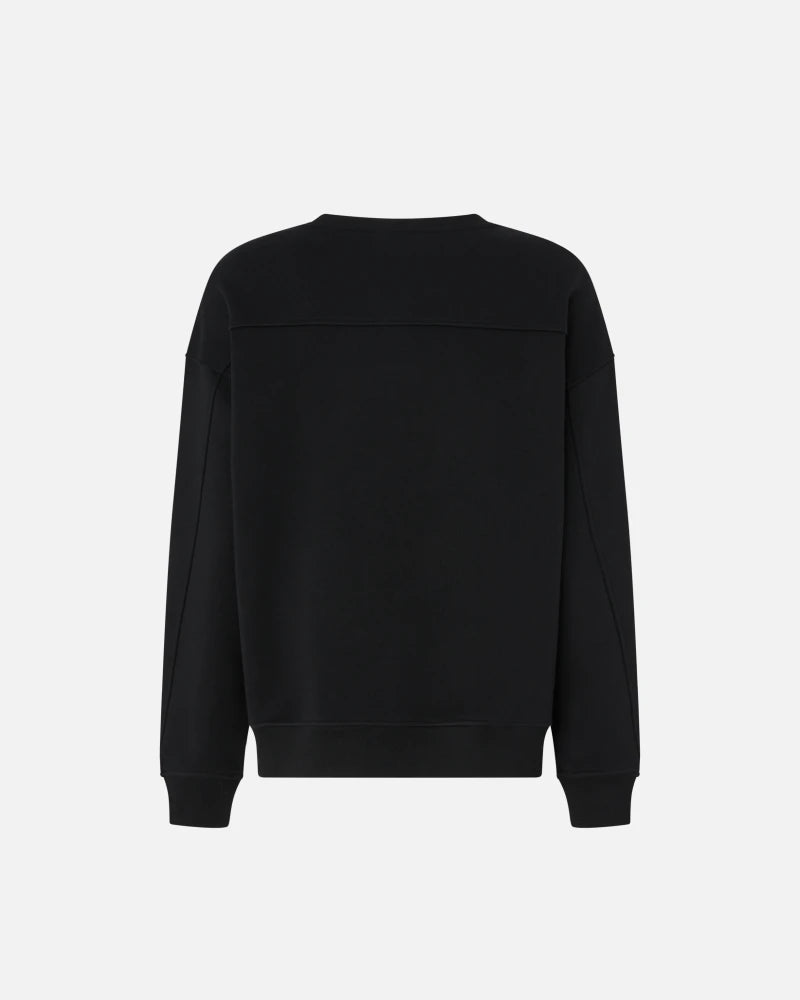 Pinko  NELLY MAGLIA FELPA RICAMO LOGO FW25