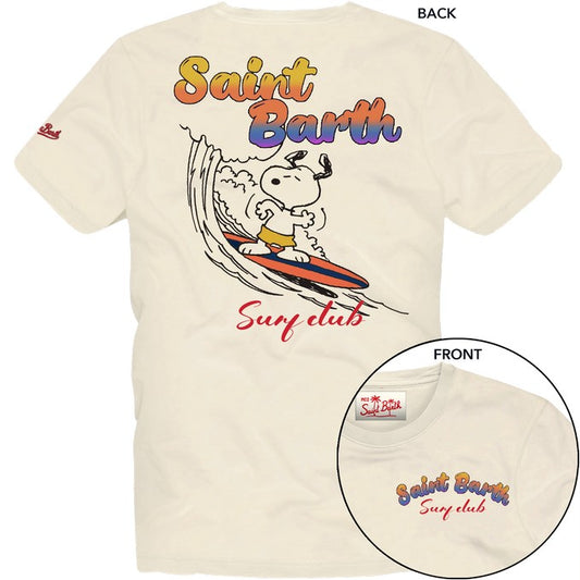 MC2 SAINT BARTH T-shirt con stampa frontale e posteriore PRL0002-02739L