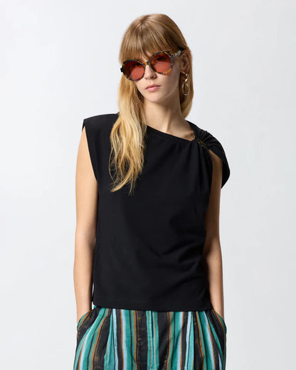 Pinko  MELODY MAGLIA JERSEY COTONE STRETCH SS26