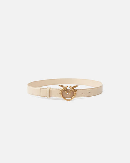 PINKO LOVE BERRY H3 BELT CALF LEATHER SET 24.25