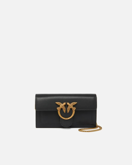 Pinko  LOVE ONE WALLET C VITELLO SETA 25