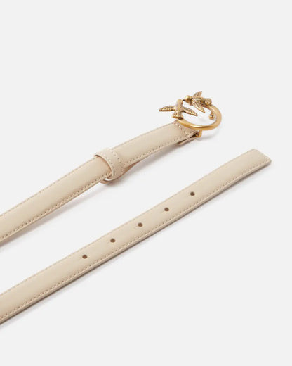 PINKO  LOVE BERRY H2 BELT VITELLO SETA 25