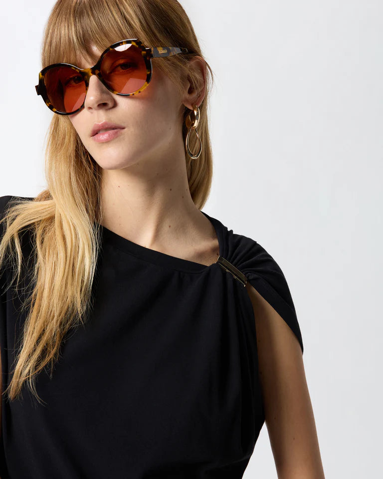 Pinko  MELODY MAGLIA JERSEY COTONE STRETCH SS26